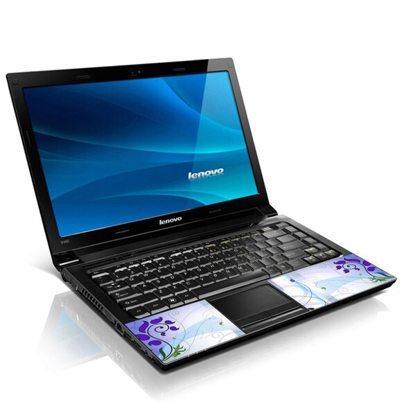 LSS 15.6 & 17.3 Inch Laptop Notebook Skin Sticker Decal - Abstract Floral Flower - Picture 2 of 2